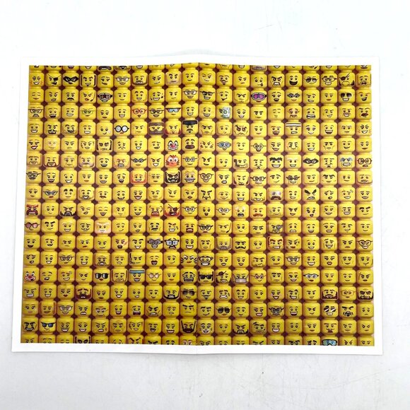 Lego Minifigure Faces 1000 Piece Puzzle Fun Challenge Hidden Side Ninjago 2021 - Picture 10 of 14